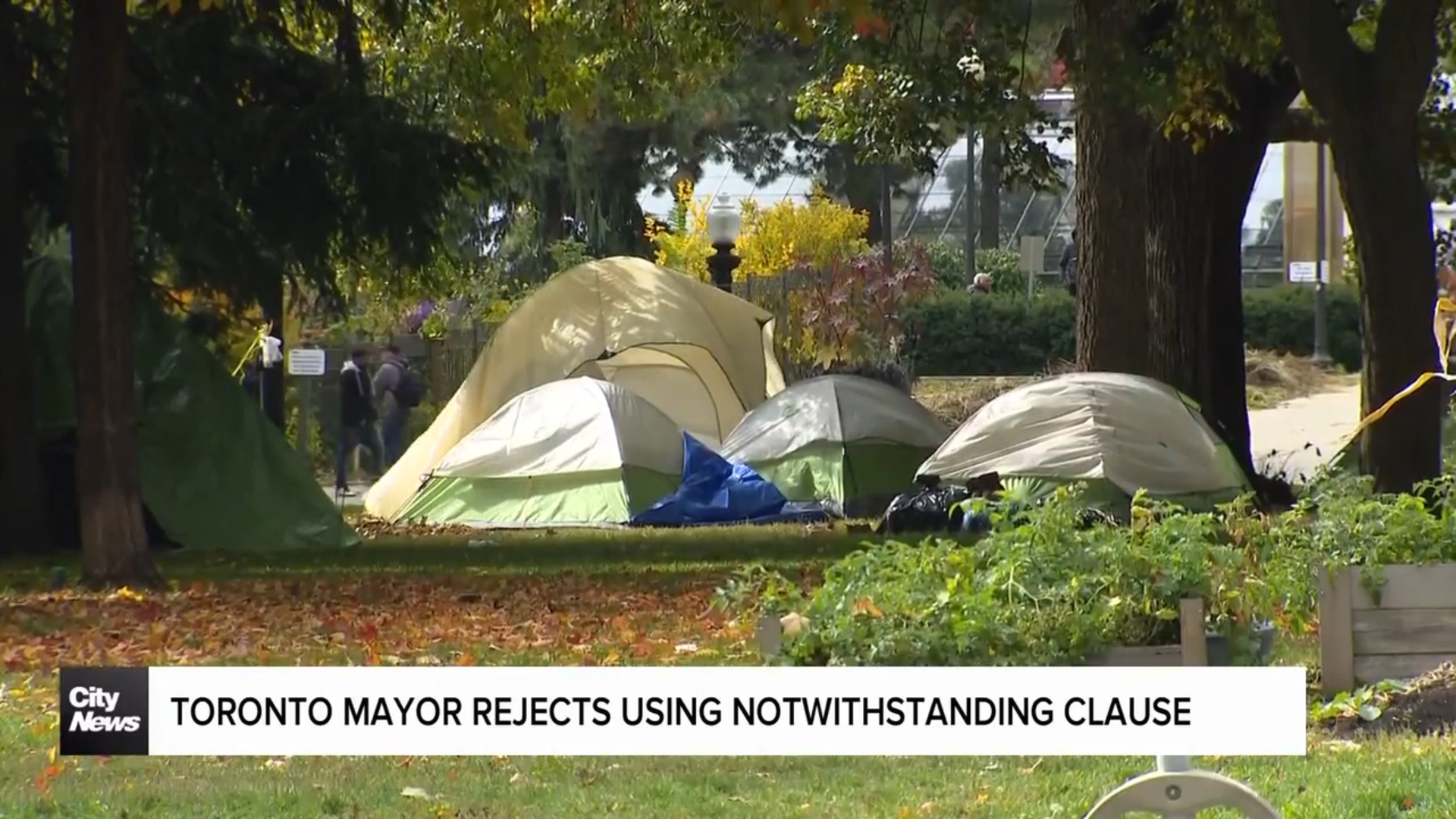 Toronto mayor rejects using the notwithstanding clause to clear encampments