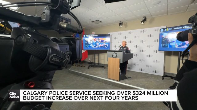 Calgary police seeking over $324M budget increase over next four years