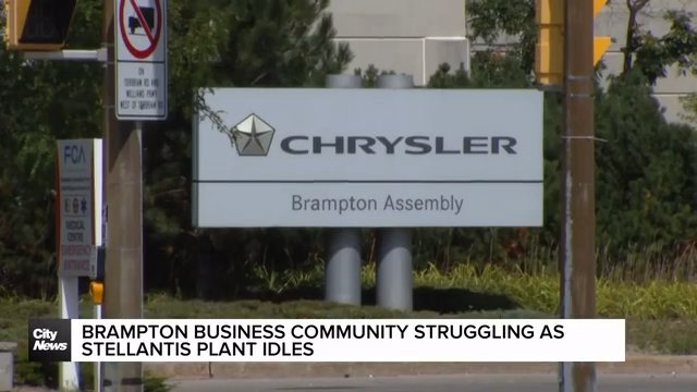 Brampton business community struggling as Stellantis plant idles
