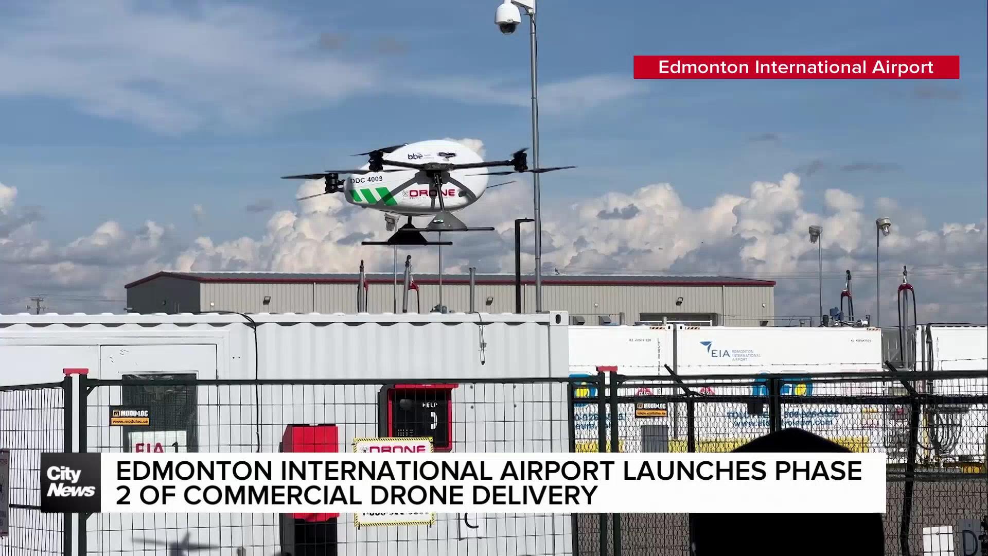 Edmonton Airport Drone Delivery Program launches second phase