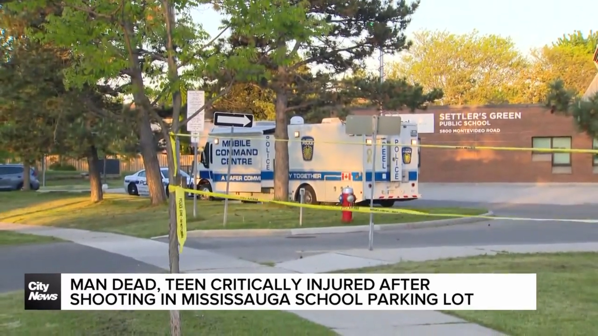 Man killed, teen critically injured in shooting at Mississauga school parking lot
