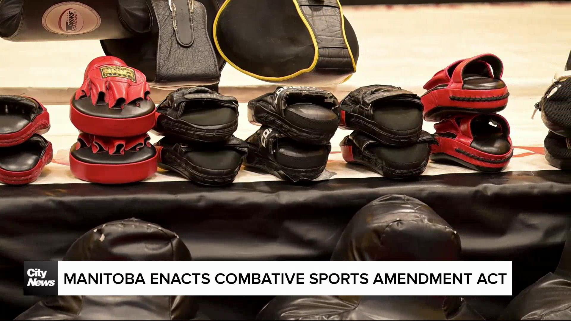 Manitoba enacts Combative Sports Amendment Act