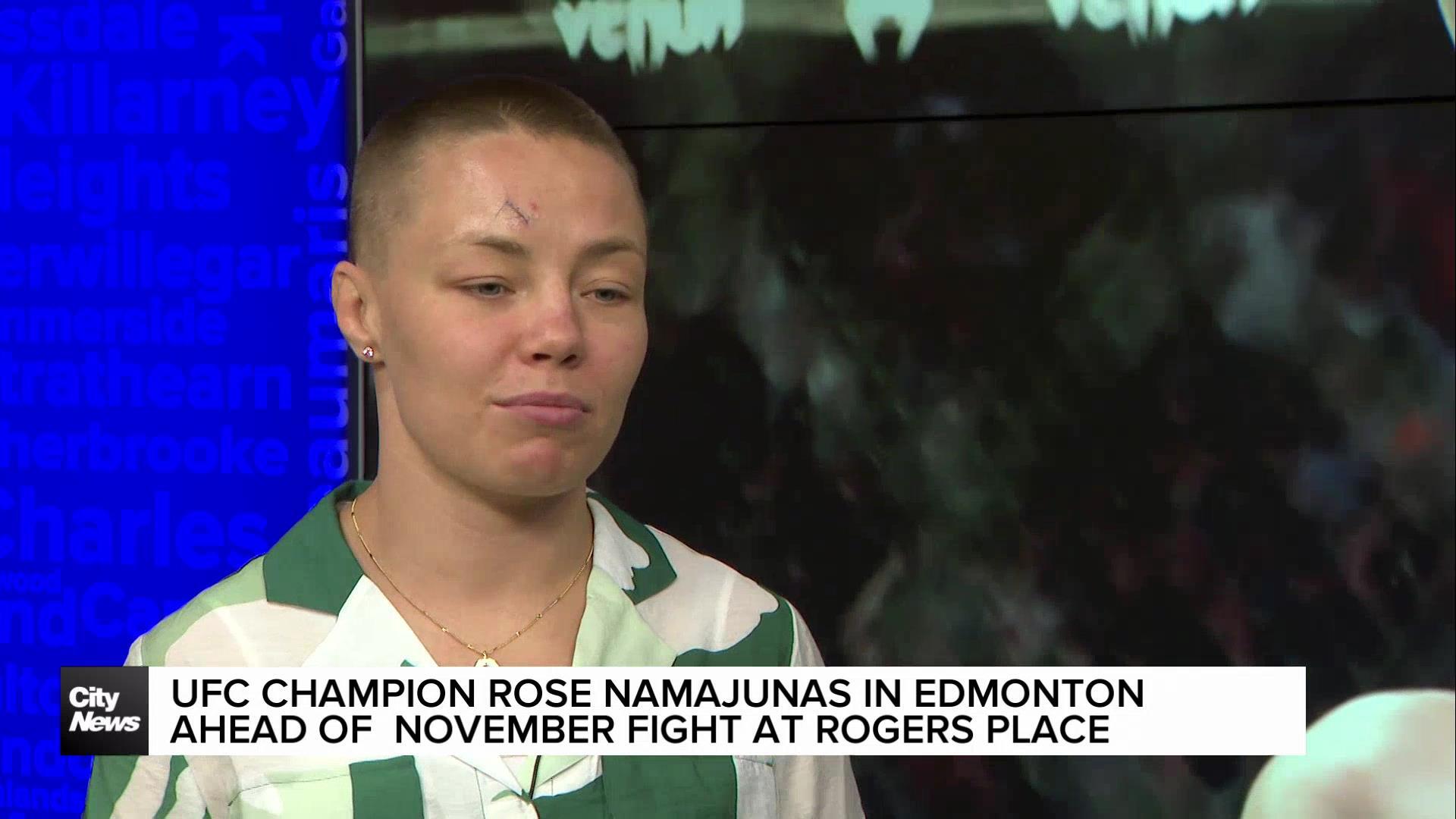 Rose Namajunas talks about UFC Fight Night coming to Edmonton