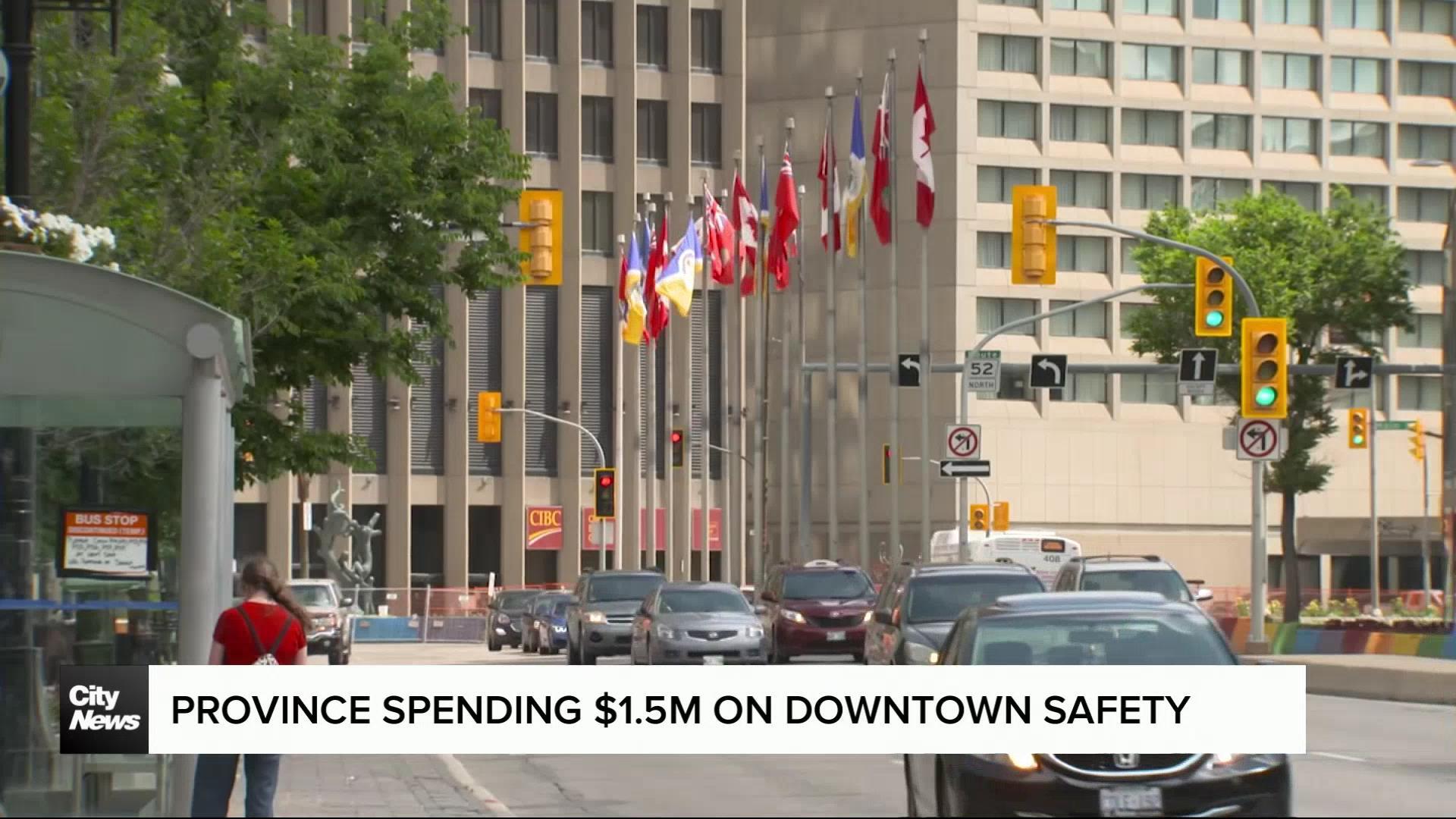 Manitoba spending $1.5 million on downtown safety in Winnipeg