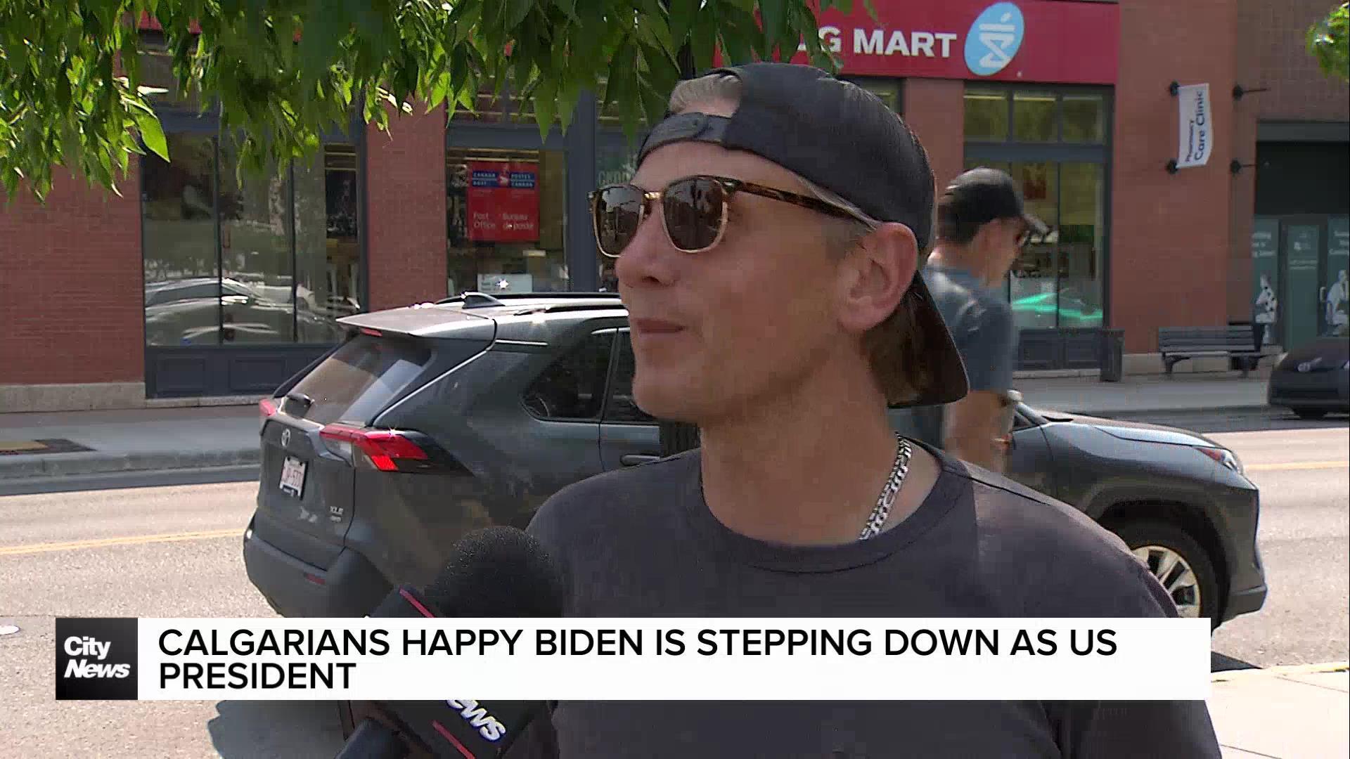 Calgarians react to Biden withdrawing from 2024 U.S. presidential race