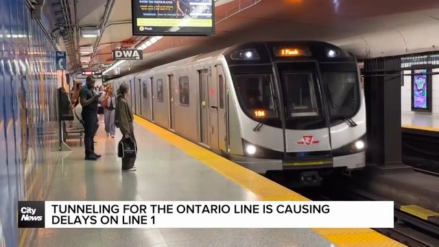 Trains slow down on Line 1