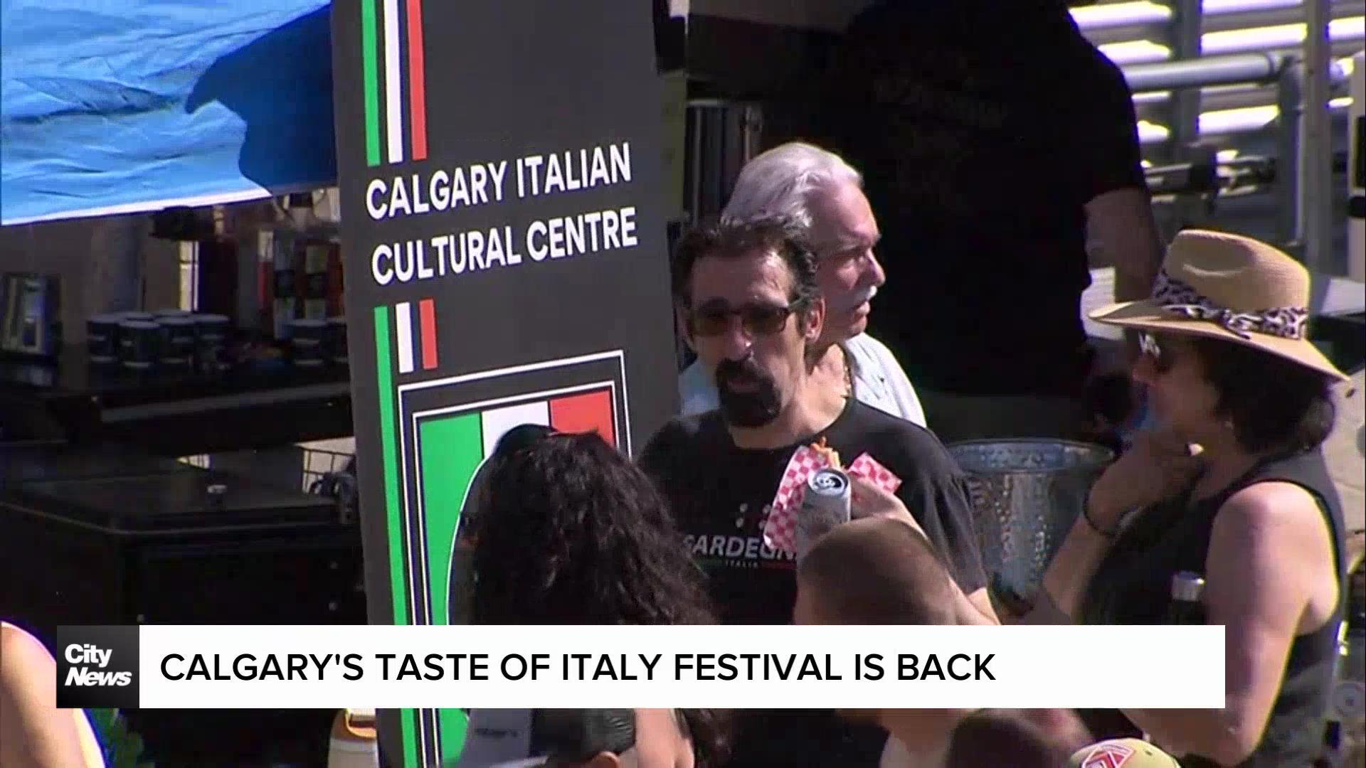 Calgary's Taste of Italy Festival is back