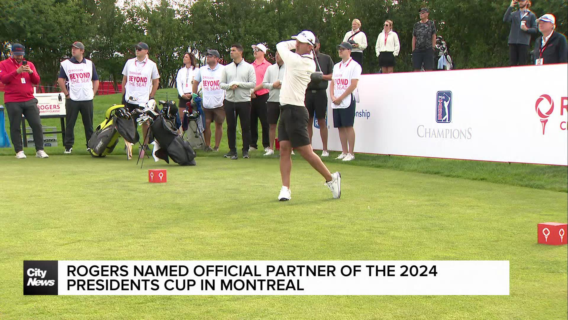 Rogers named official partner of the 2024 Presidents Cup in Montreal