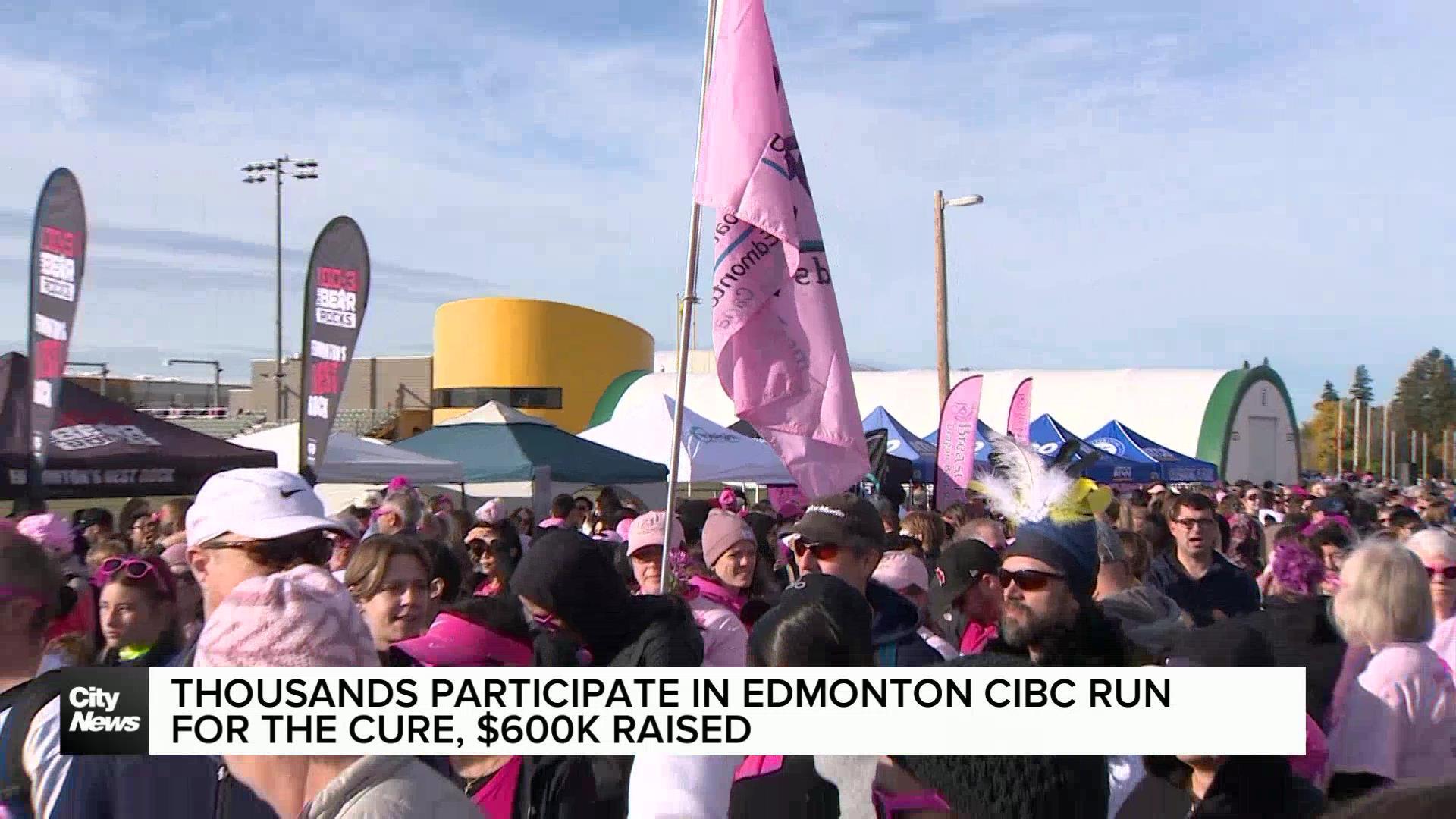 Thousands participate in Edmonton CIBC run for the cure, $600K raised