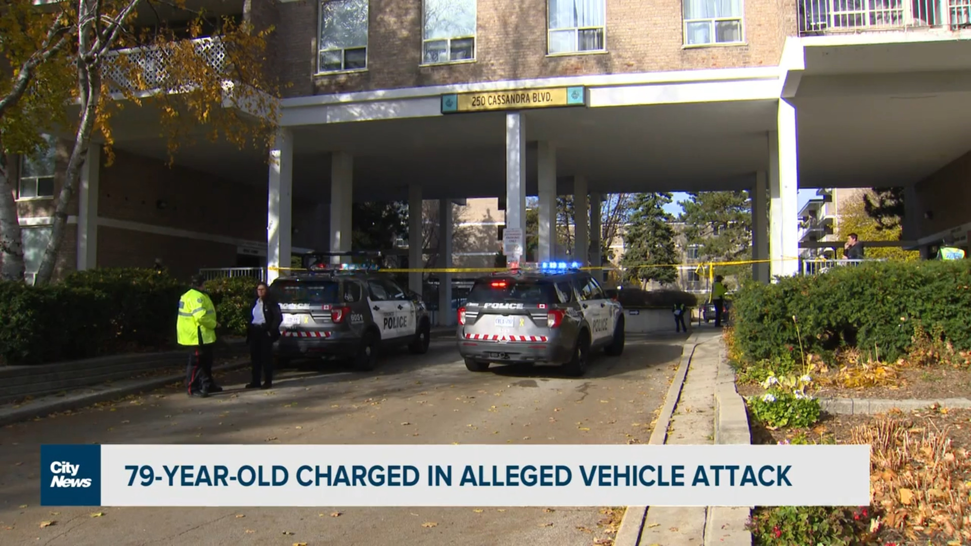 79 year old charged in alleged vehicle attack in North York