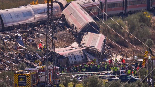 Death toll rises to 68 with dozens injured after high-speed train collision in Spain