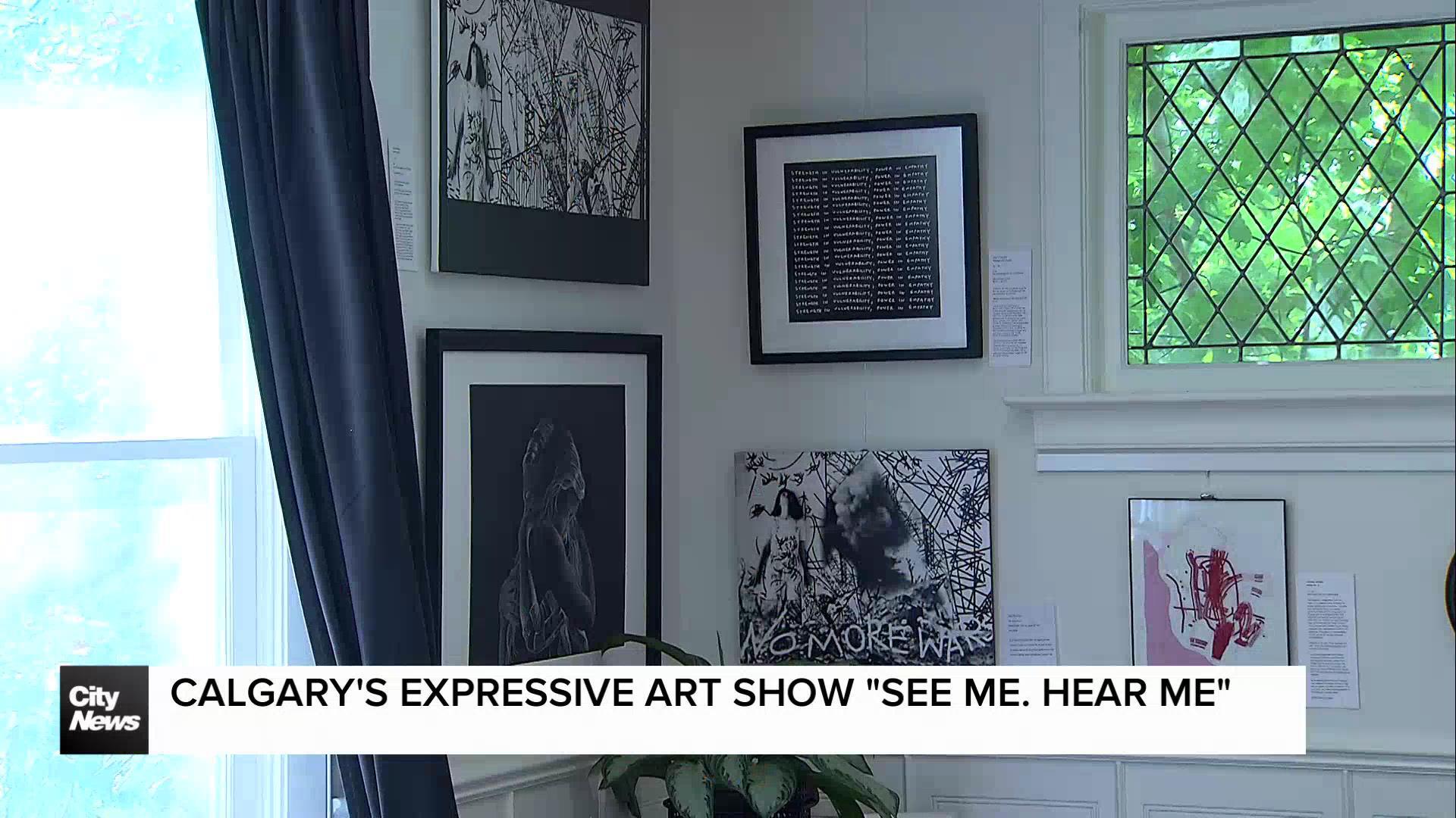 Canopy Studios hosted their third annual see me hear me expressive art show Saturday