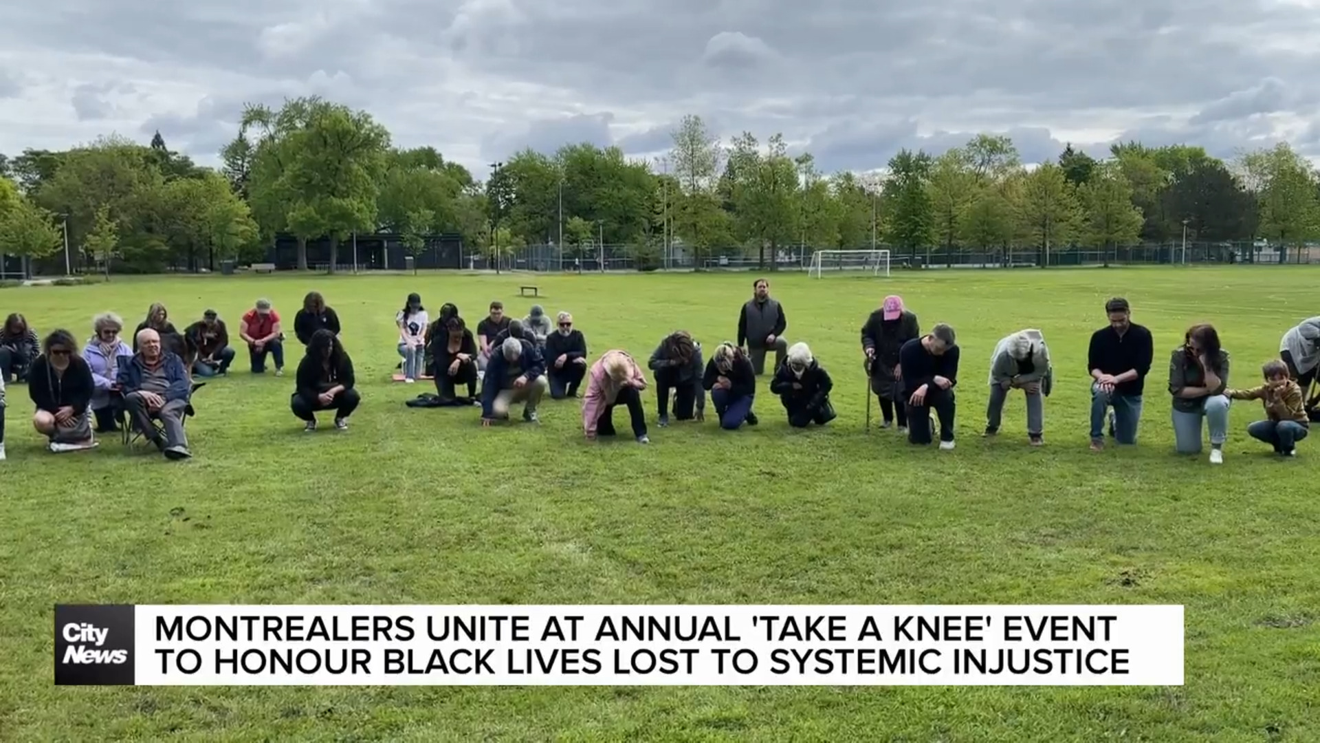 Take a Knee Montrealers honour Black lives and call for justice