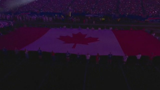 Buffalo Bills home opener makes history with singing of 'O Canada'