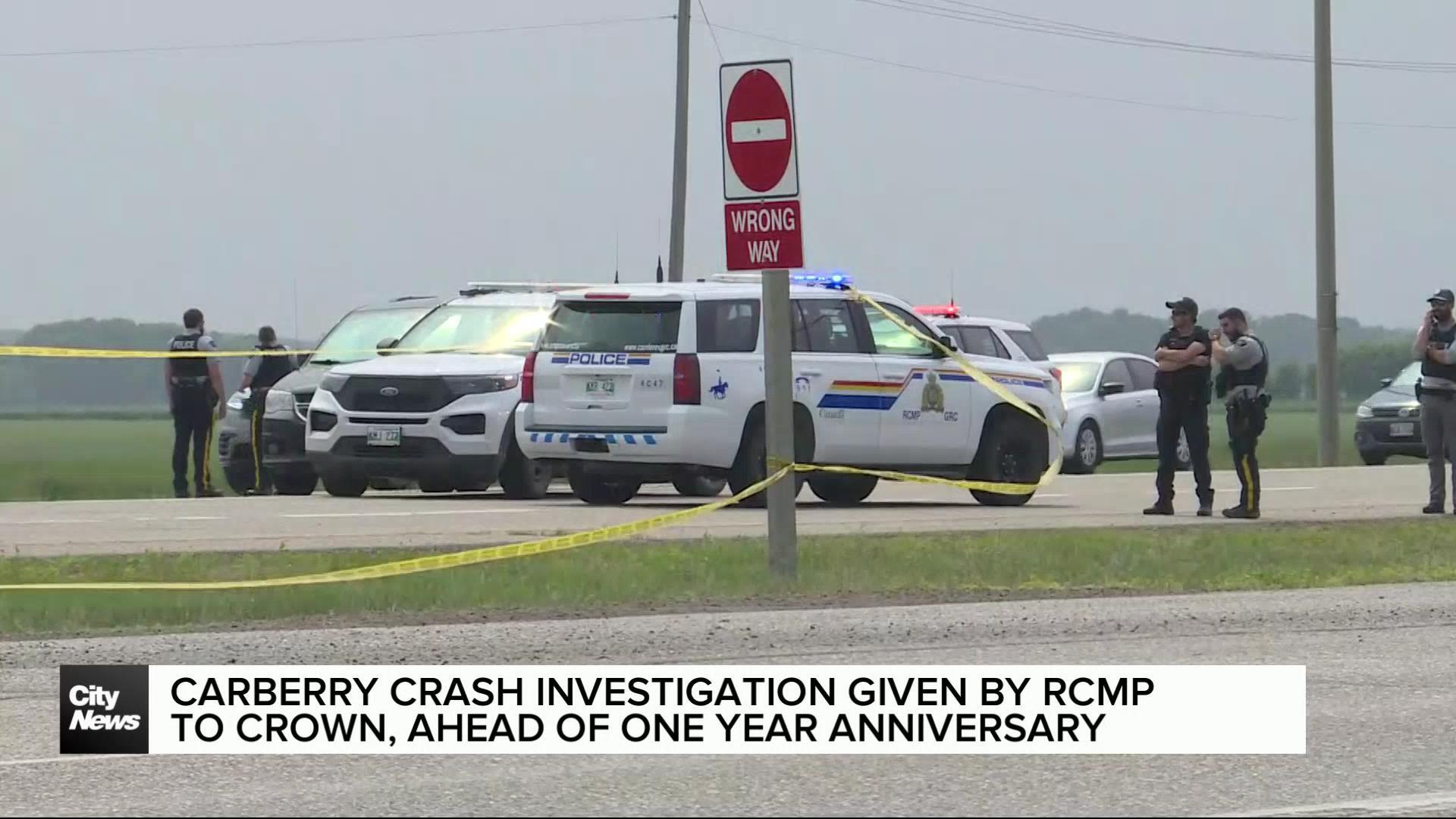 RCMP send Carberry crash investigation to Crown prosecutors