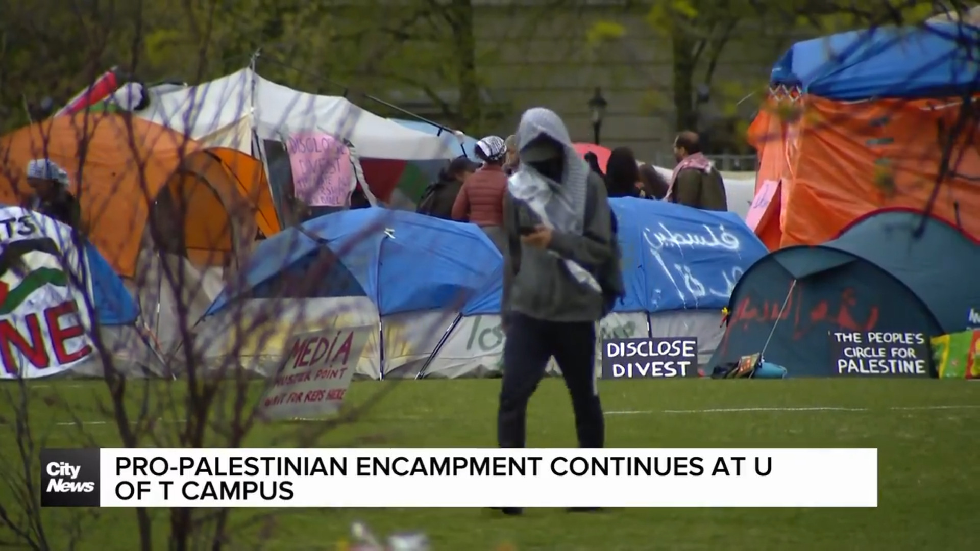 Pro-Palestinian encampment continues at U of T