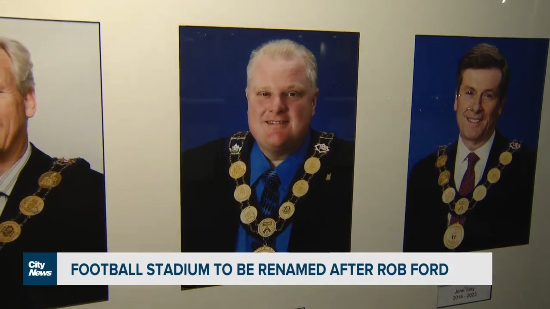 City council approves naming stadium after former mayor Rob Ford