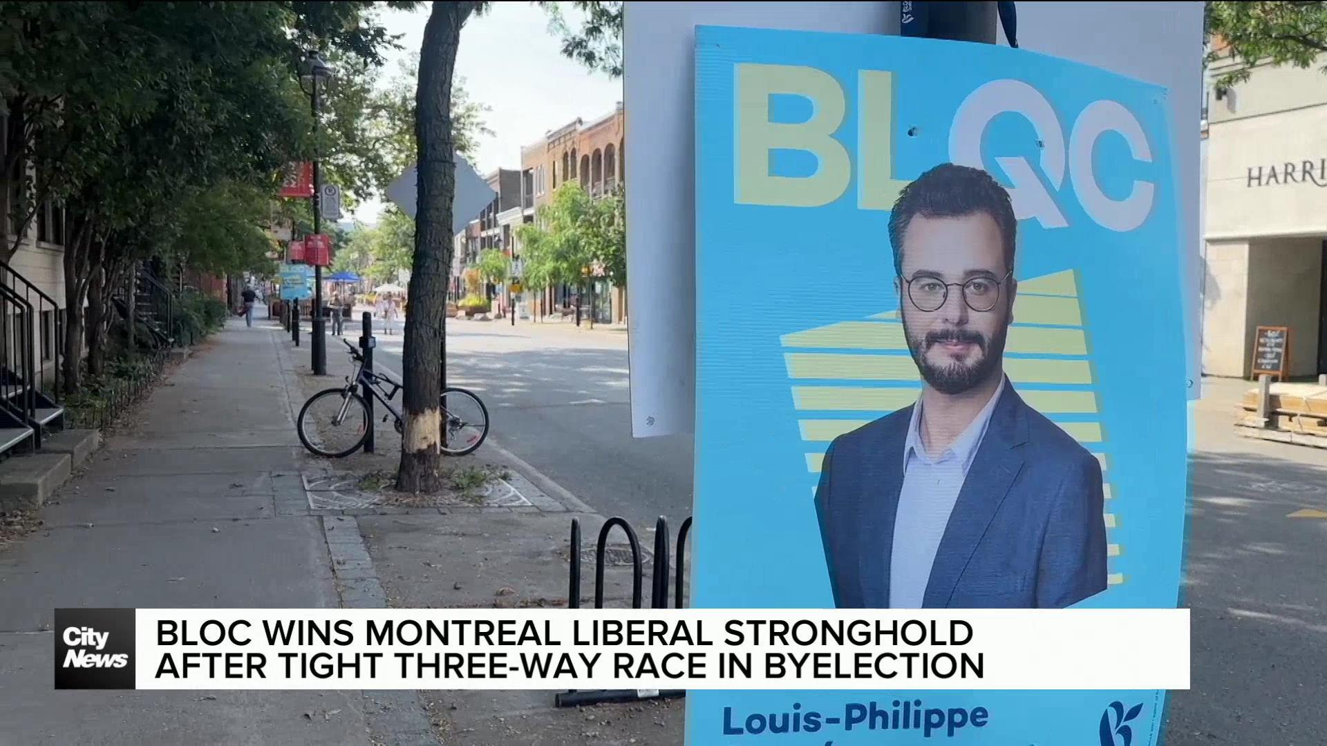 Bloc Québécois wins Montreal Liberal stronghold in federal byelection