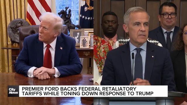 Ford scales back attack on Trump while supporting Carney's actions