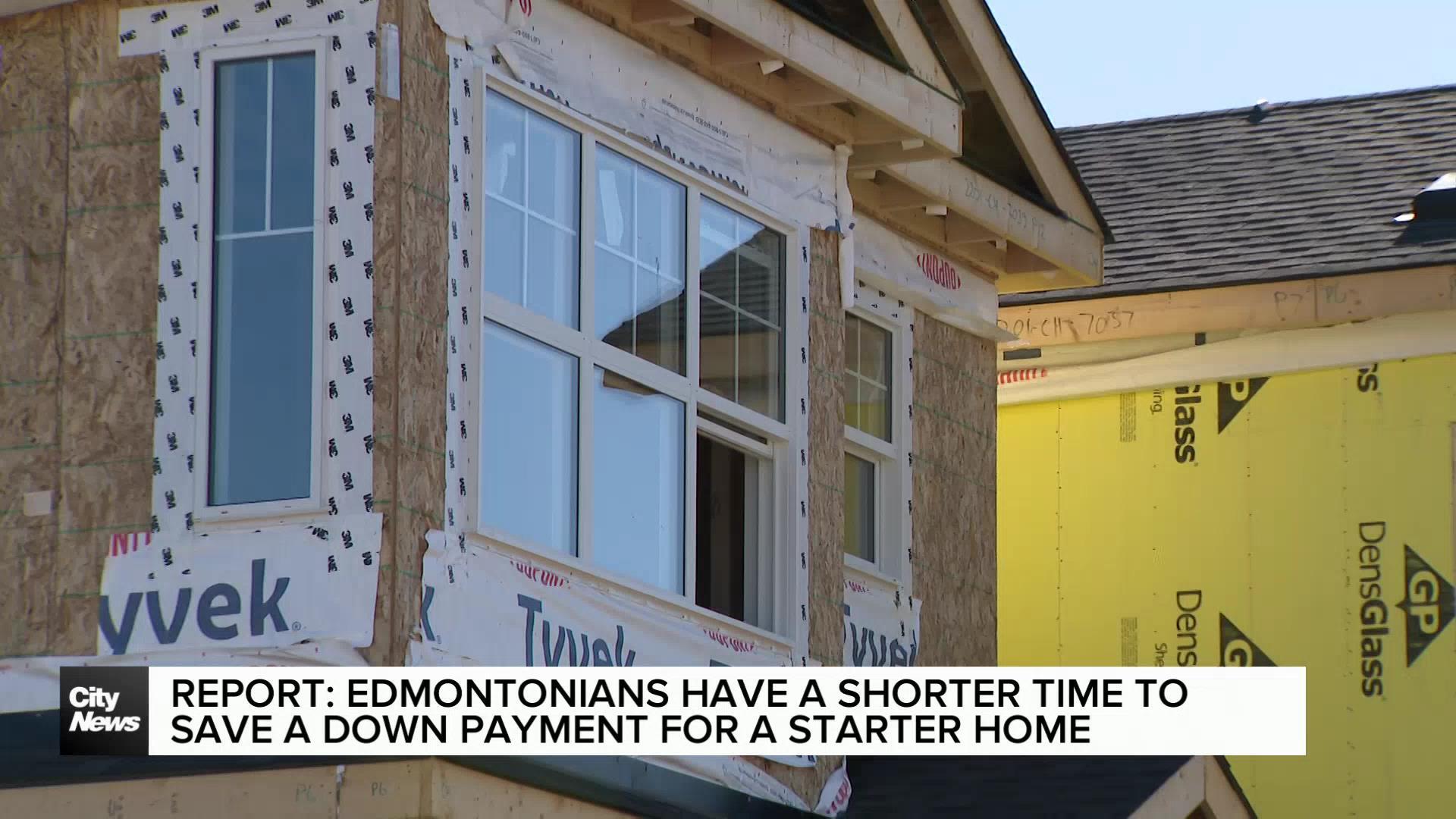 Edmontonians have a shorter time to save a down payment for a starter home