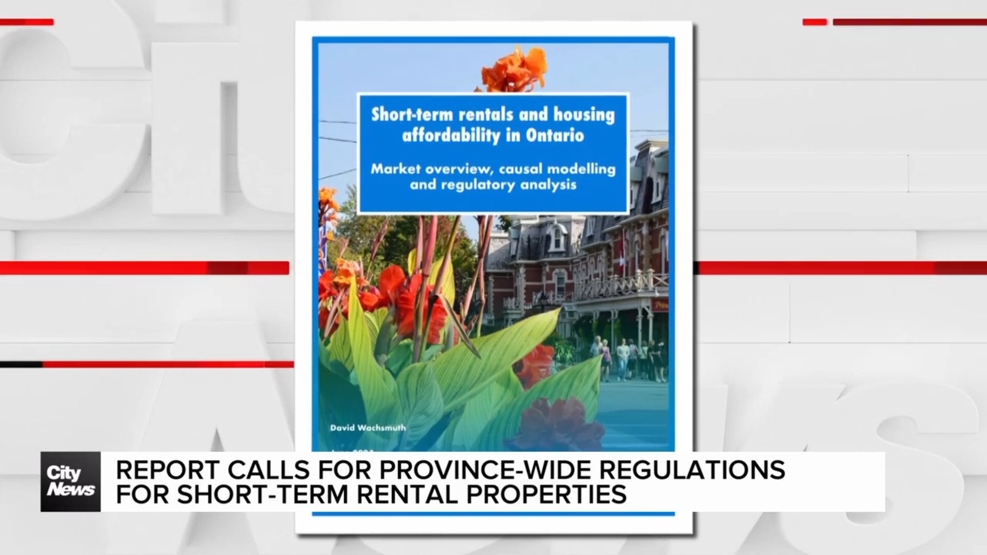 Report calls for provincial short-term rental regulations in Ontario