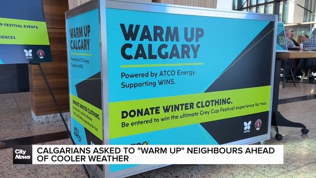 "Warm Up Calgary" to provide warm clothing for families ahead of winter season