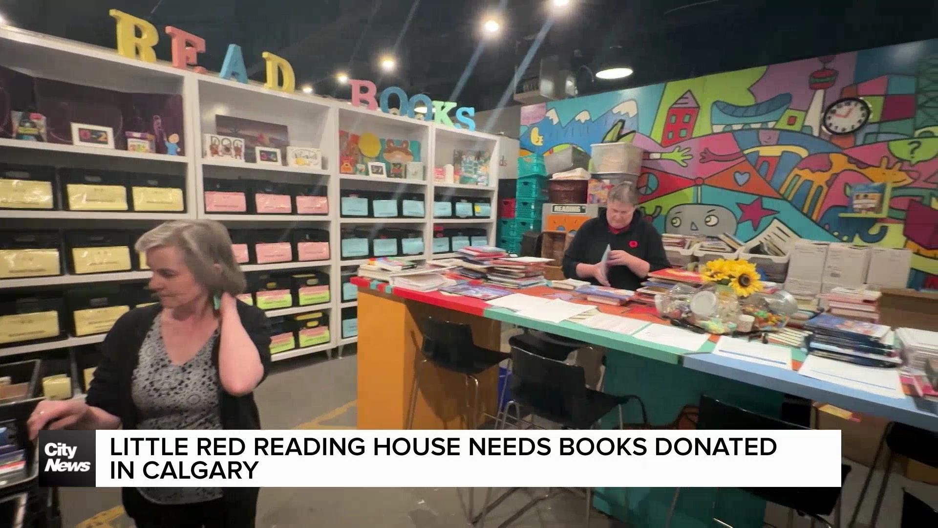 Little Red Reading House needing books donated in Calgary