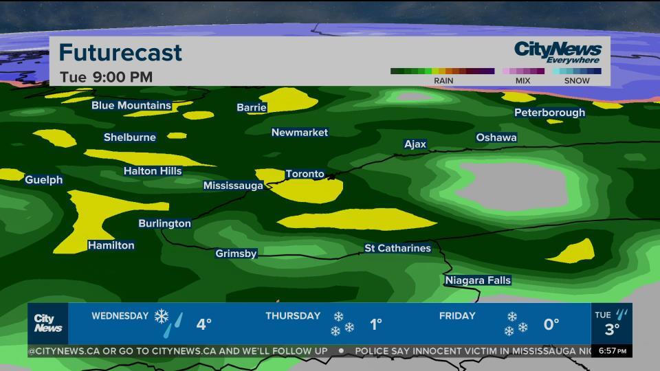 Temperatures to climb after snowy, rainy mess in southern Ontario