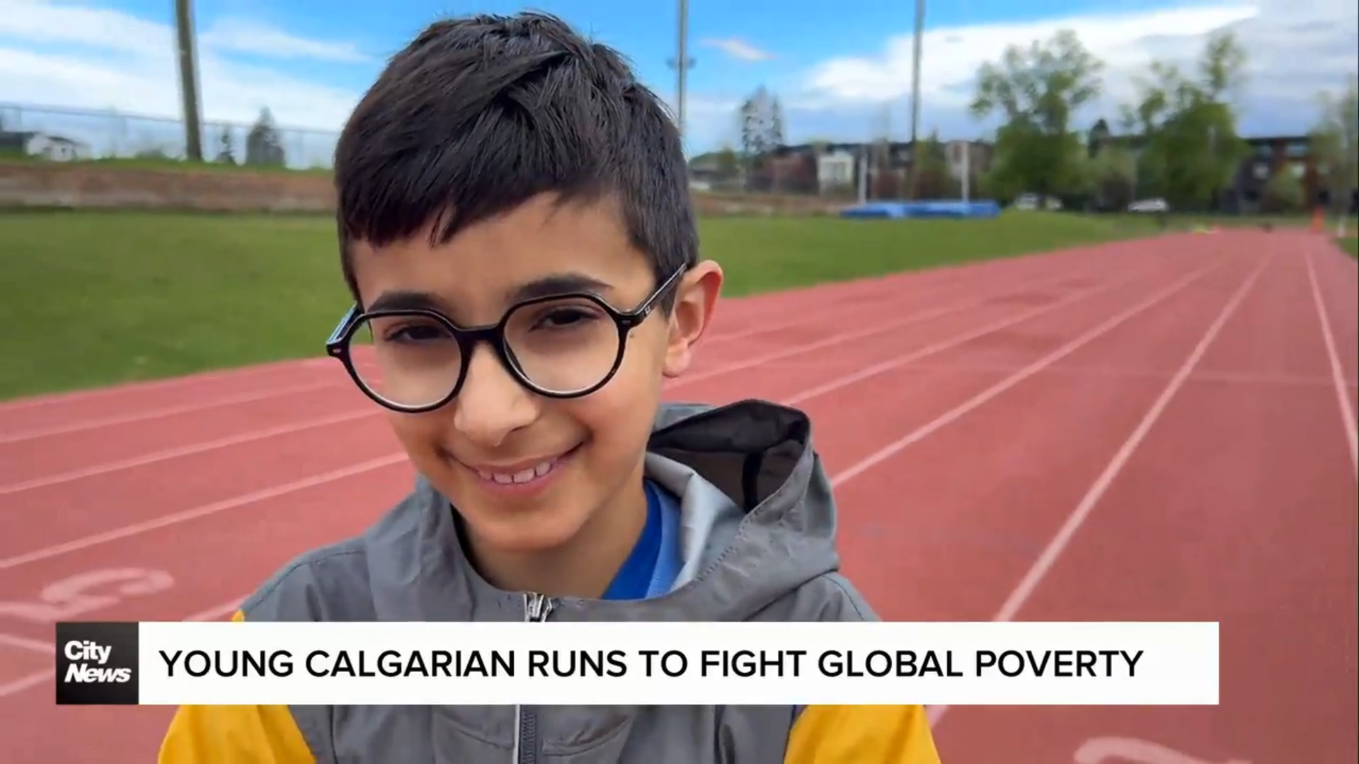 Young Calgarian runs to fight global poverty