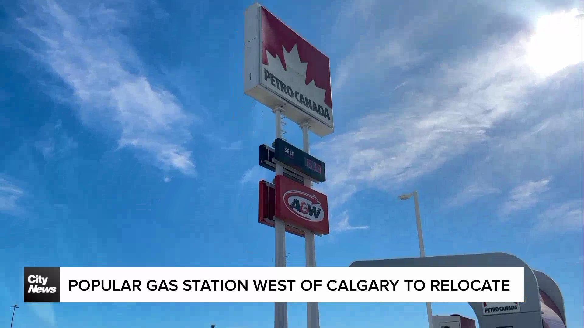 Popular gas station west of Calgary to relocate