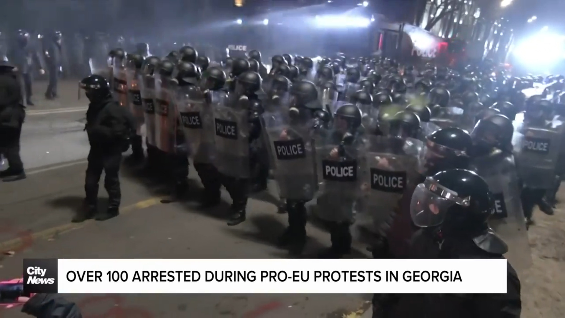 Over 100 arrested during pro-European Union protests in Georgia