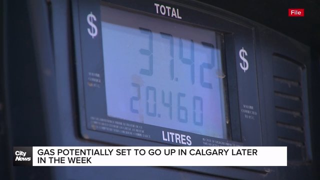 Gas potentially set to go up in Calgary later in the week