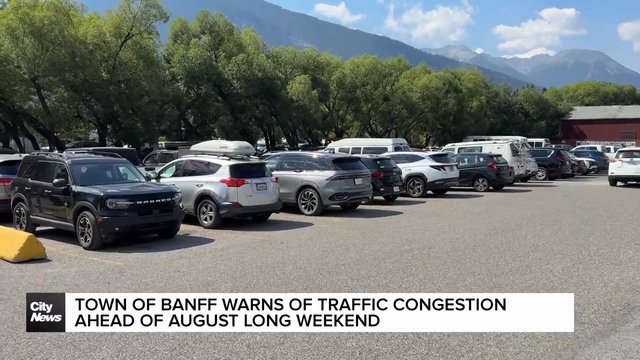 Town of Banff warns of traffic congestion ahead of August long weekend