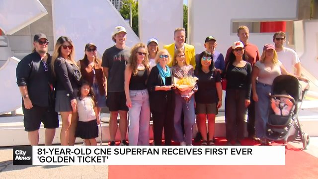 81-year-old CNE super fan awarded with first-ever 'Golden ticket'