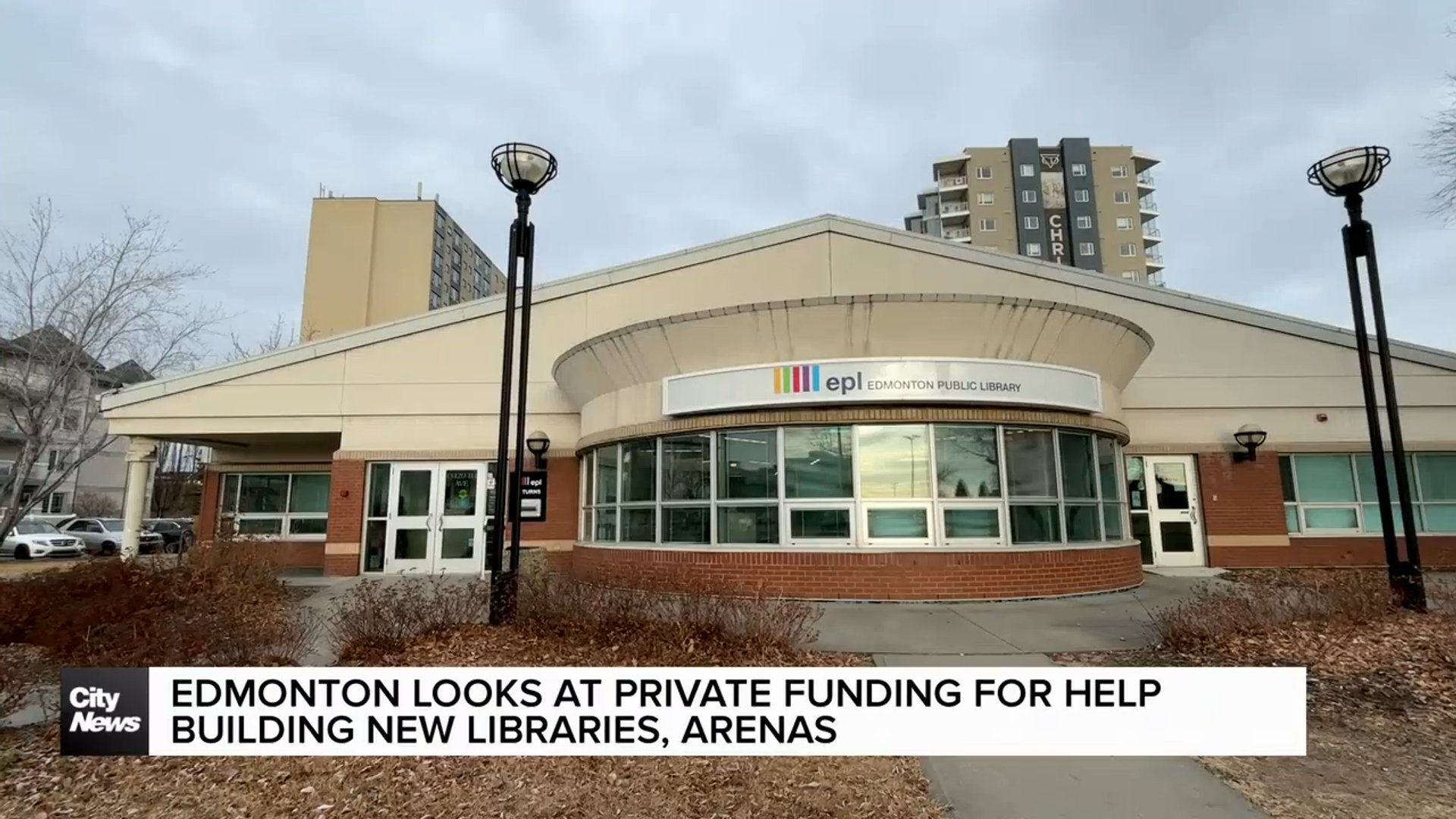 Library Fire Company Edmonton looks at private funding for public libraries, fire stations