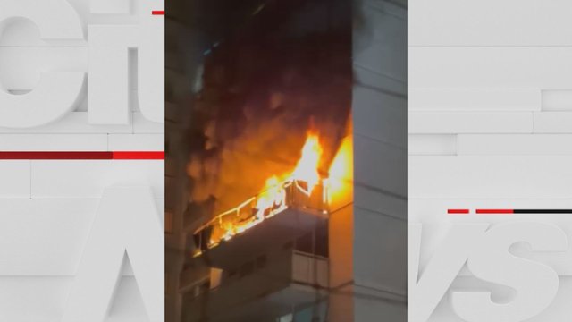A man is dead and a family has been displaced after two apartment fires erupt in a downtown neighbourhood