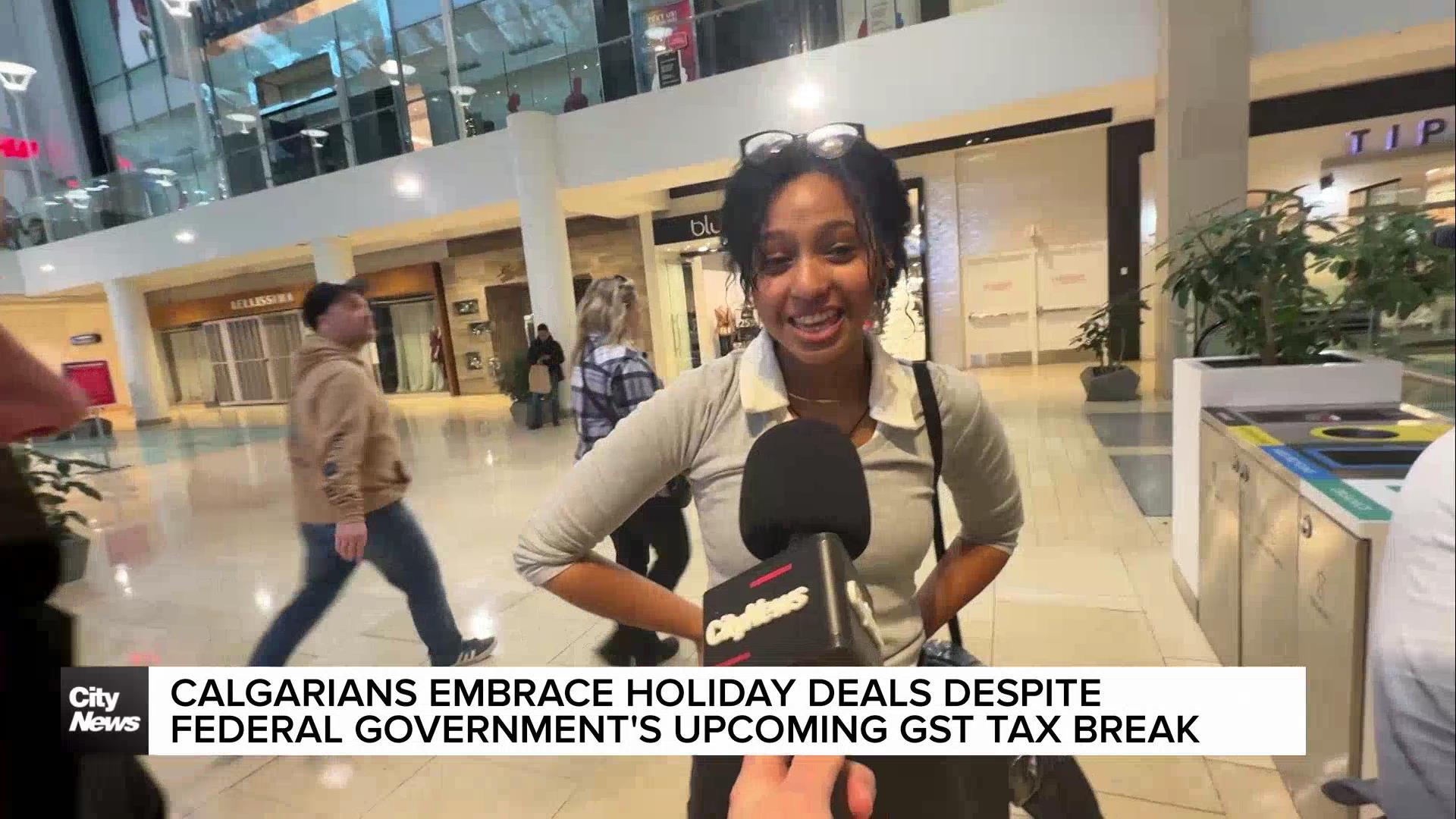 Calgarians embrace holiday deals despite Federal Government's upcoming GST Tax Break