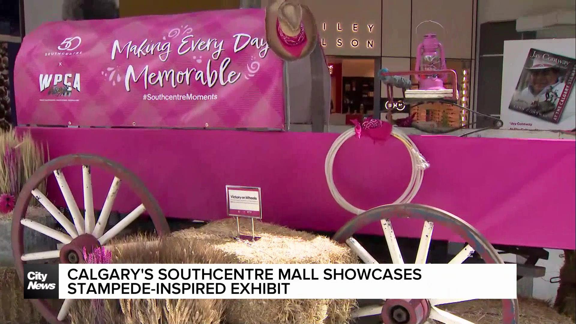 Calgary's Southcentre Mall showcases Stampede-inspired exhibit