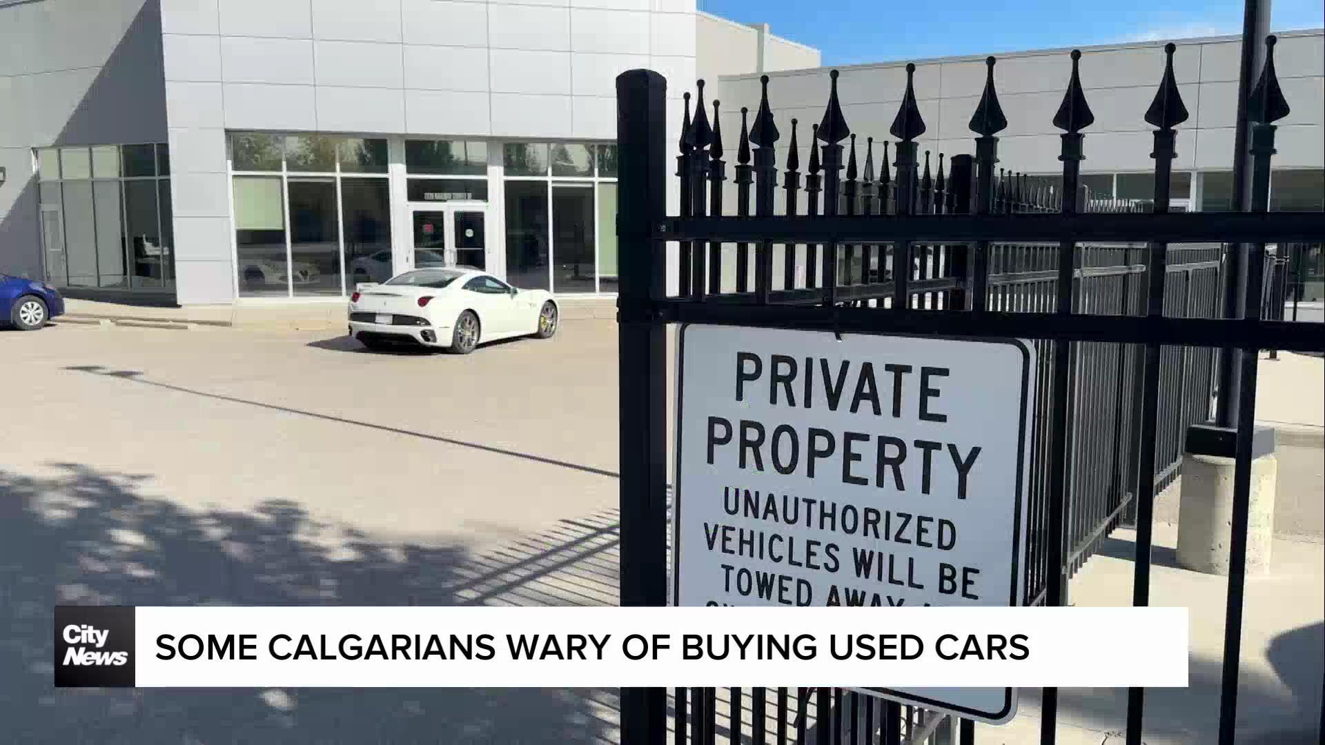 Some Calgarians wary of buying used cars