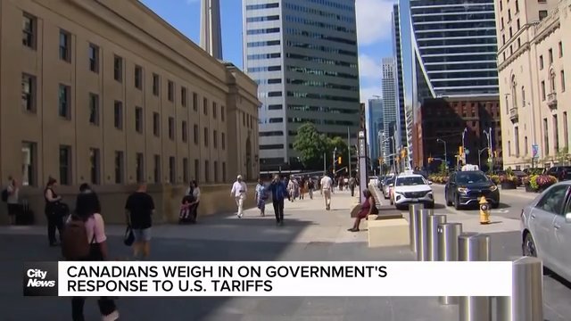 Canadians weigh in on government's response to U.S. tariffs