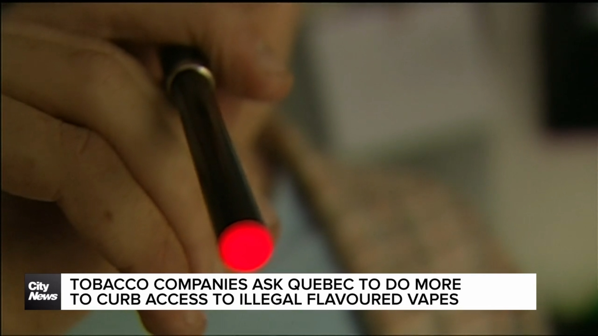 Tobacco companies ask Quebec for new program to curb illegal vapes