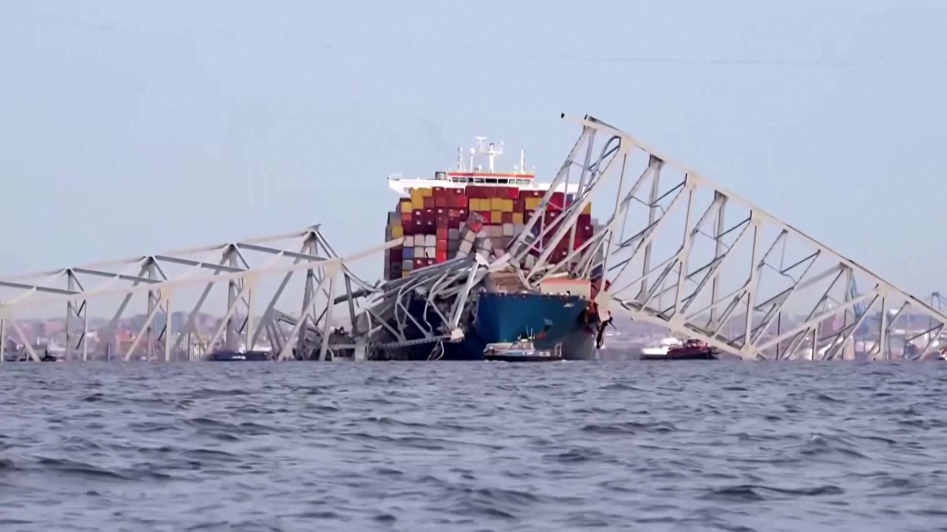 6 presumed dead after cargo ship slams into Baltimore bridge
