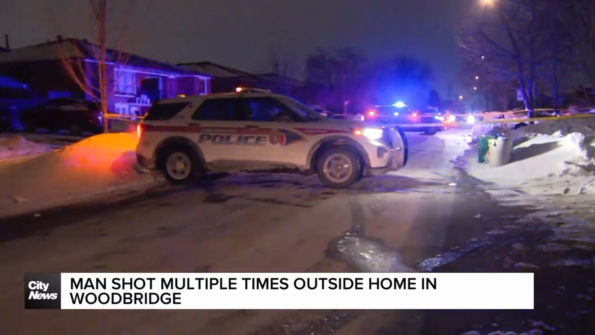 Man shot multiple times outside home in Woodbridge