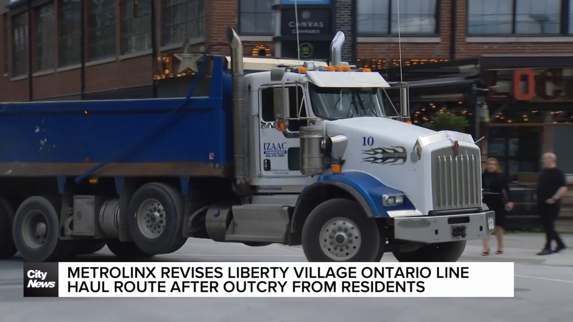 Metrolinx revises plan to use Liberty Village thoroughfare for 400 dump trucks per day