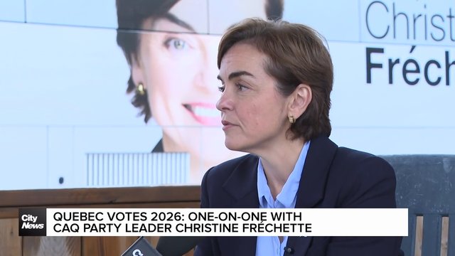 Quebec votes 2026: One-on-one with CAQ leader Christine Fréchette