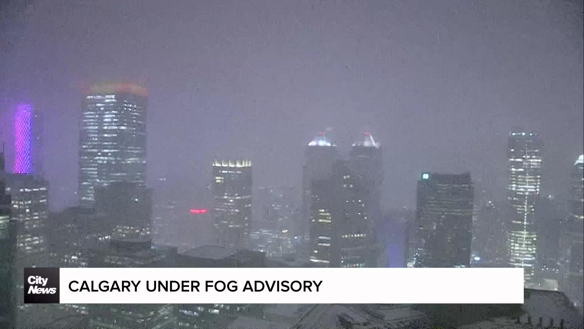 Calgary under fog advisory