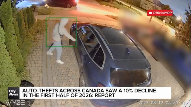Auto thefts across Canada dropped in the first half of 2026: report