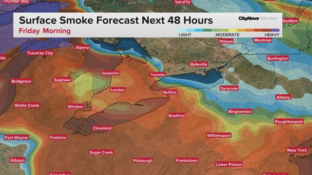 Southern Ontario under air quality and heat warnings