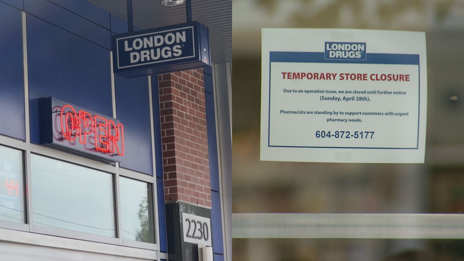 London Drugs to reopen all stores by Tuesday after Cyberattack