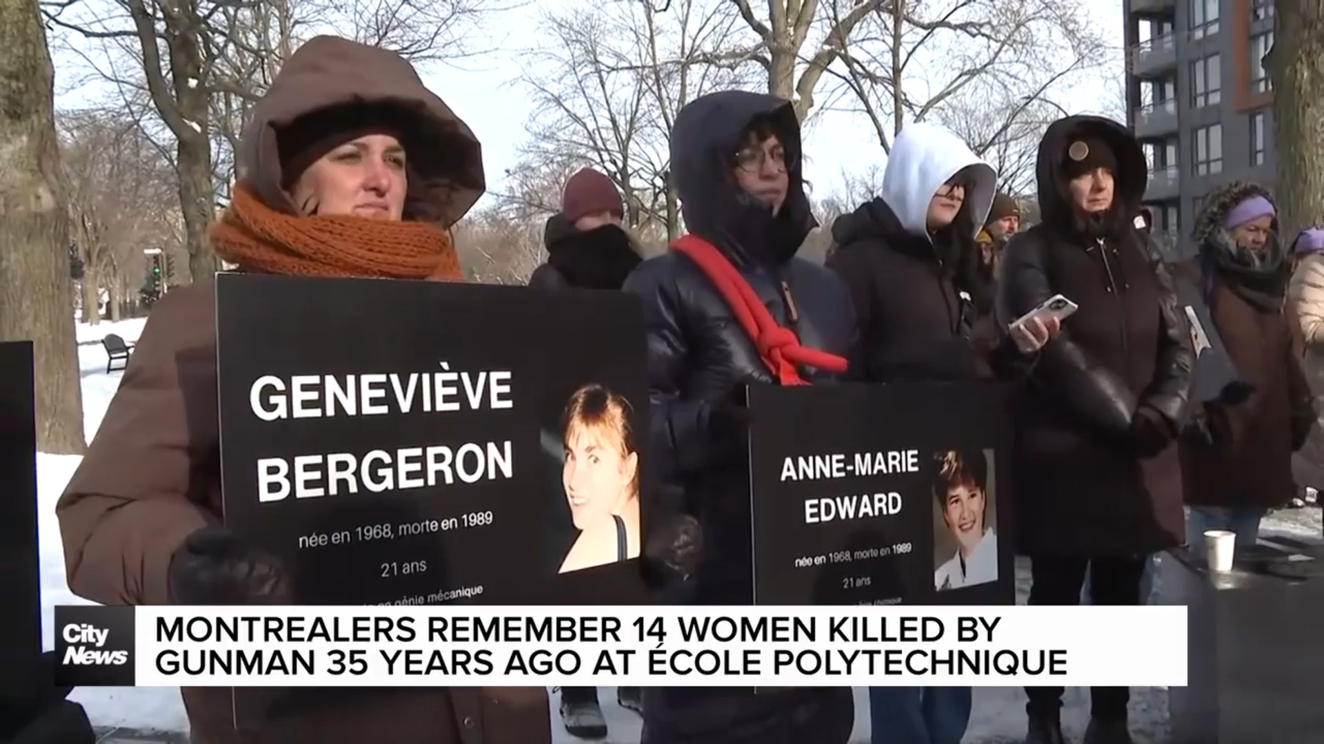 Montrealers remember 14 women killed 35 years ago at Polytechnique